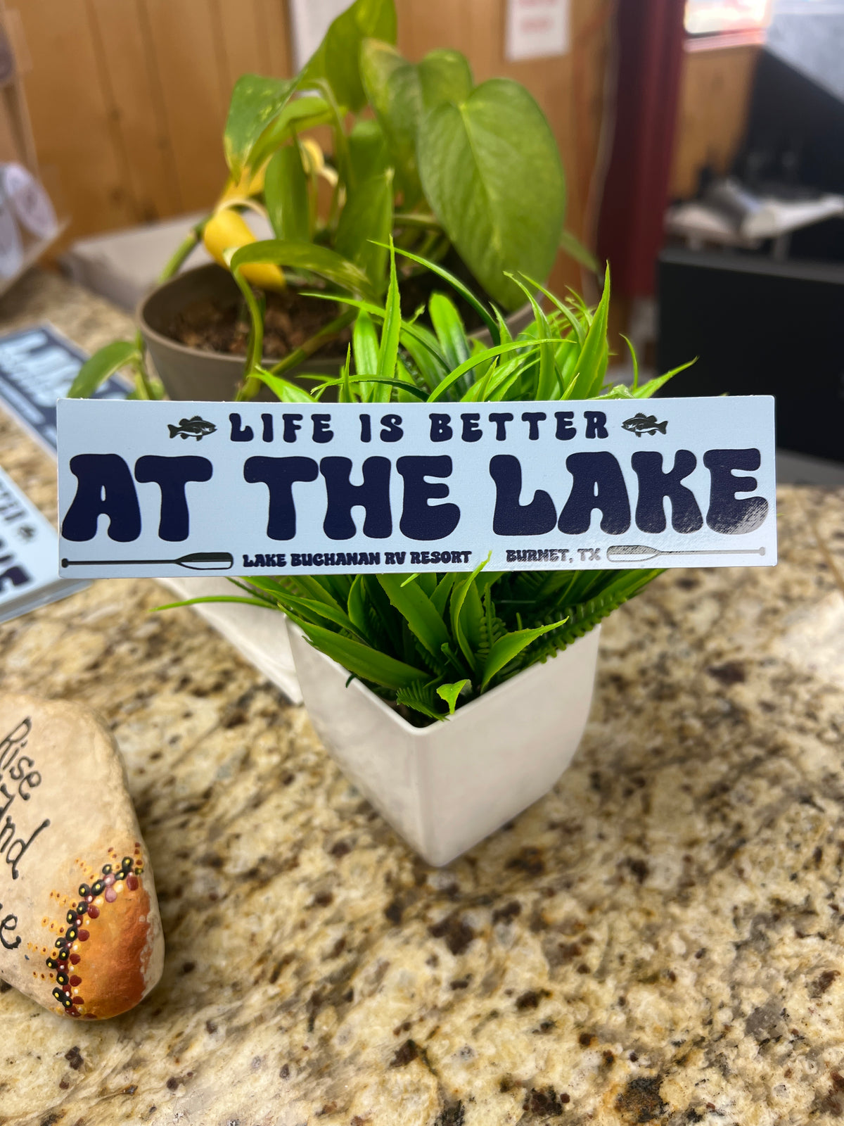 Life is Better at the Lake Bumper Sticker