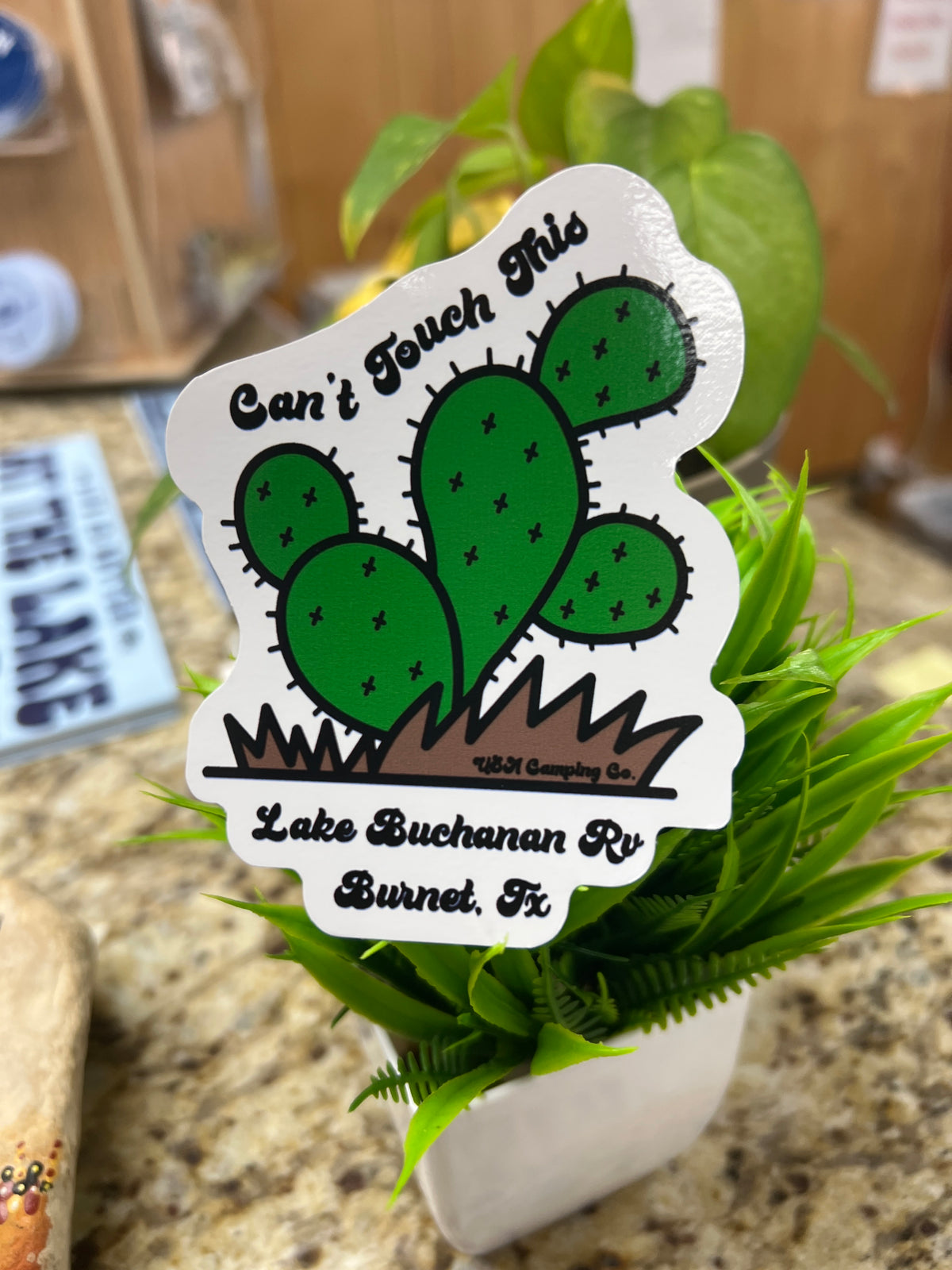 Can't Touch This Lake Buchanan Sticker