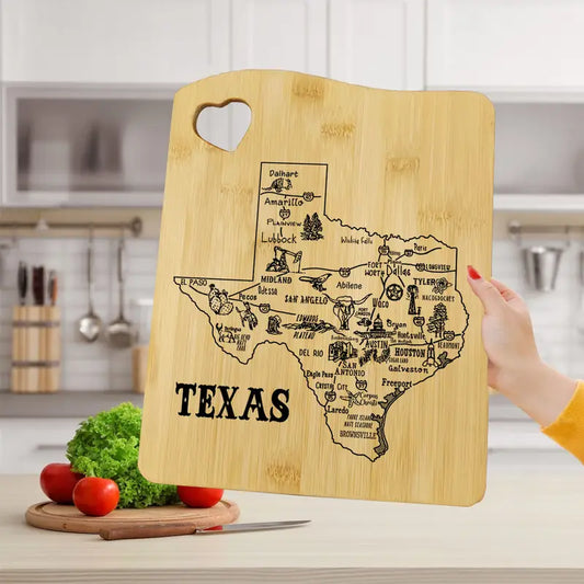 Texas Bamboo Cutting Board