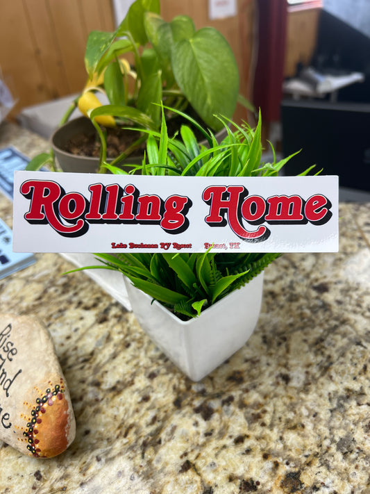 Rolling Home Sticker